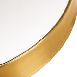 ActiveShop H7 Beauty Stool White & Gold - displayed in a professional treatment-room setting