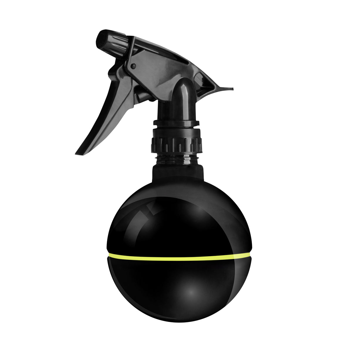 ActiveShop Hairdressing Spray Bottle Ball 200ml - round salon spray bottle and printed design on a white background