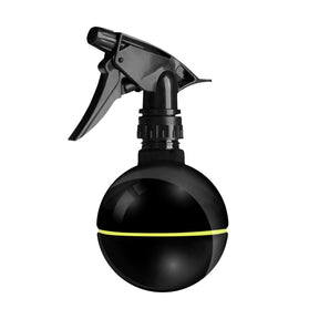 ActiveShop Hairdressing Spray Bottle Ball 200ml - round salon spray bottle and printed design on a white background