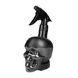 ActiveShop Hairdressing Spray Bottle Skull 500ml - round salon spray bottle and printed design on a white background