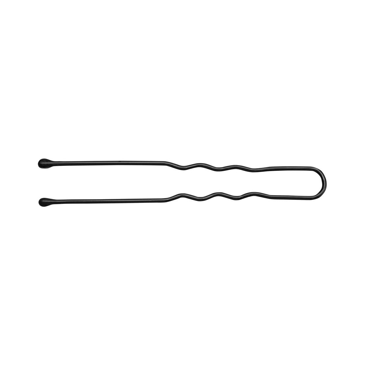 ActiveShop Hairpins E-63 150 pcs 4.9cm Black - isolated on a white background