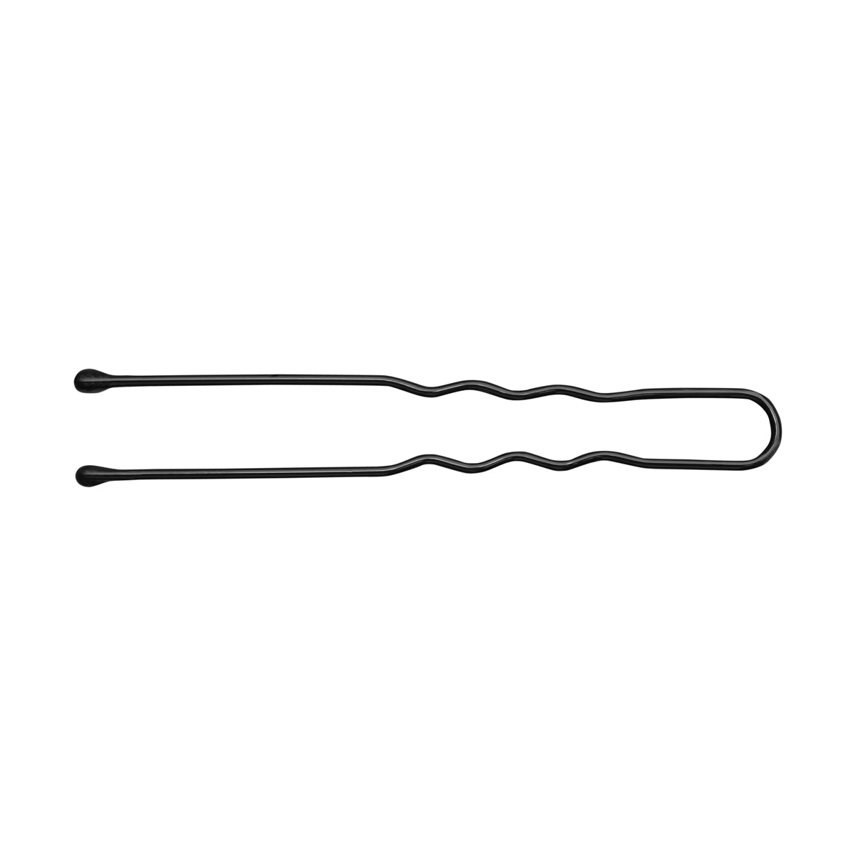 ActiveShop Hairpins E-65 300 pcs 5cm Black - isolated on a white background