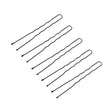 ActiveShop Hairpins E-65 300 pcs 6cm Black - arranged with the included components on a white background