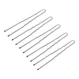 ActiveShop Hairpins E-65 300 pcs 7cm Black - isolated on a white background
