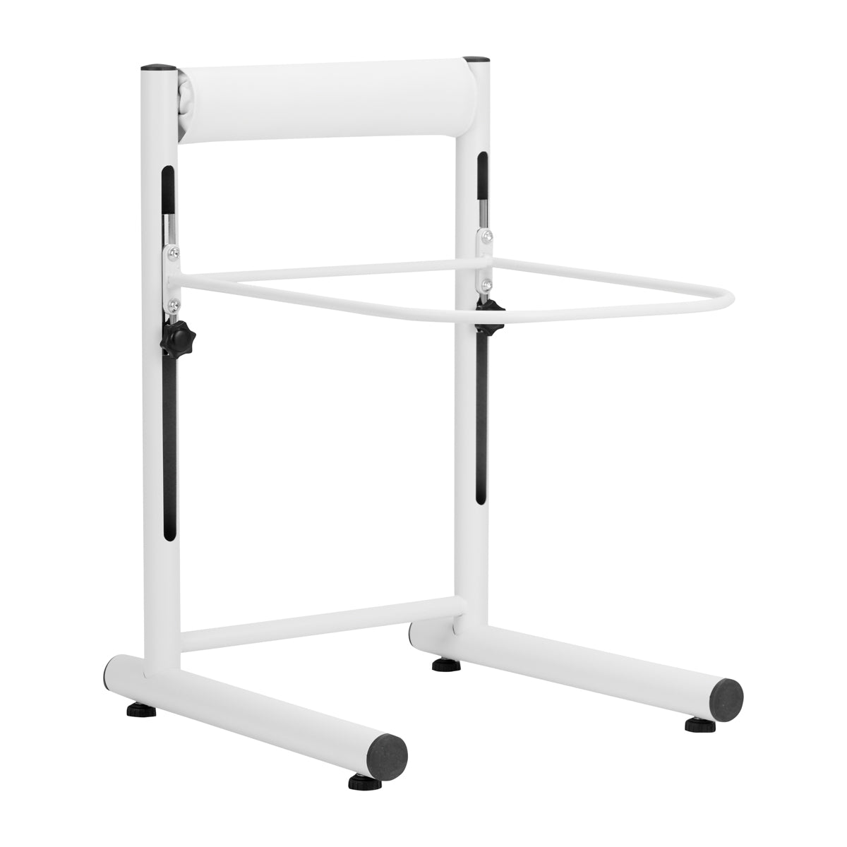 ActiveShop Height-Adjustable Pedicure Tray White - full product view on a white background