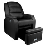 ActiveShop Hilton Pedicure Spa Chair Black - full product view at an angle on a white background