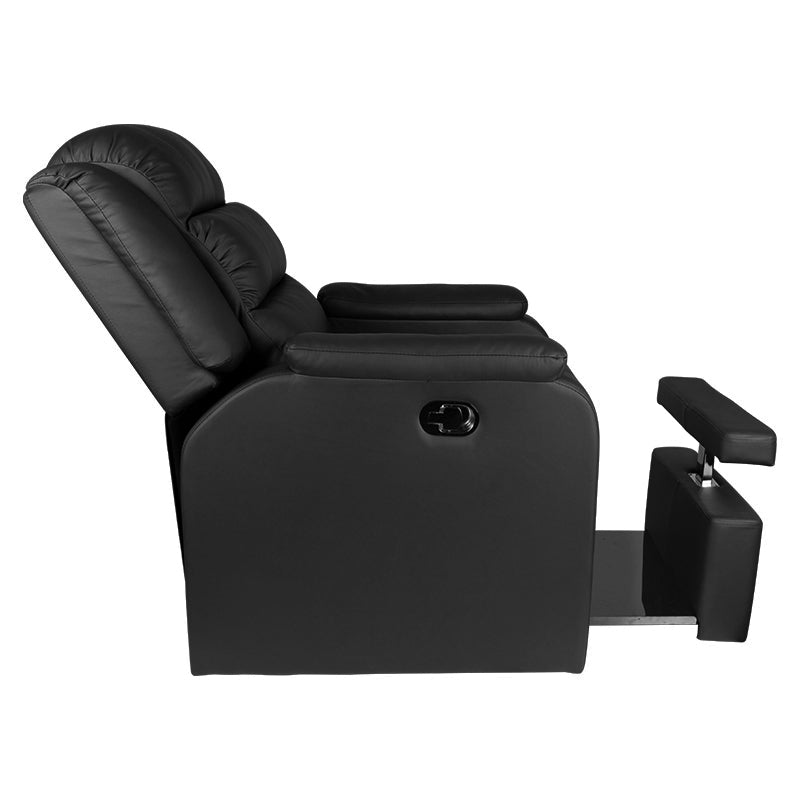 ActiveShop Hilton Pedicure Spa Chair Black - close-up of the upholstery and adjustment details