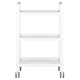 ActiveShop HS09 Cosmetic Trolley White - front view showing the storage and construction details