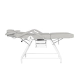 ActiveShop Ivette Eyelash Treatment Chair Grey - full product view on a white background
