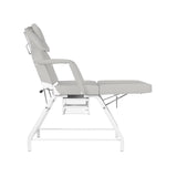 ActiveShop Ivette Eyelash Treatment Chair Grey - full product view on a white background