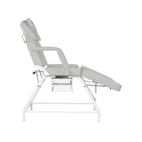 ActiveShop Ivette Eyelash Treatment Chair Grey - full product view on a white background