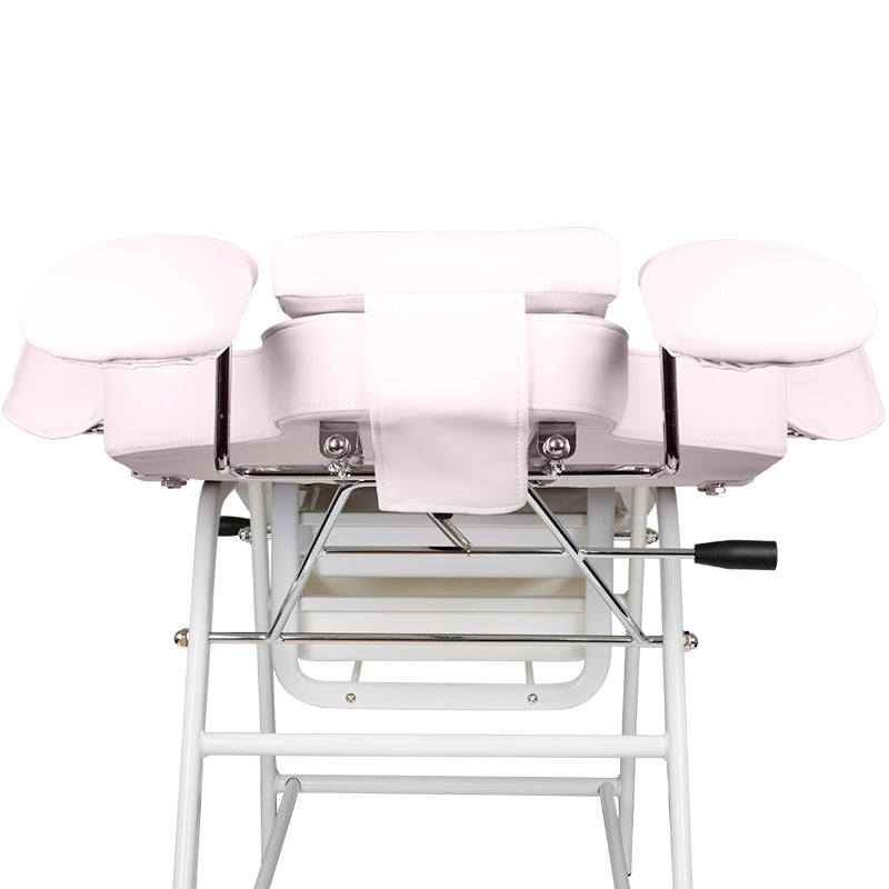 ActiveShop Ivette Eyelash Treatment Chair Pink - full product view on a white background