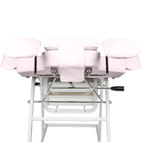 ActiveShop Ivette Eyelash Treatment Chair Pink - full product view on a white background