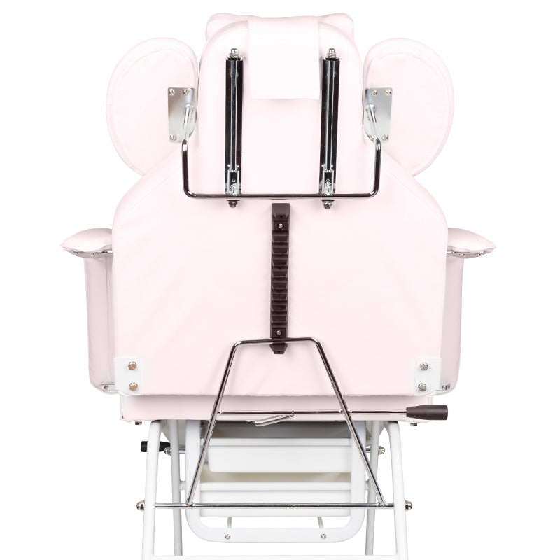 ActiveShop Ivette Eyelash Treatment Chair Pink - full product view on a white background