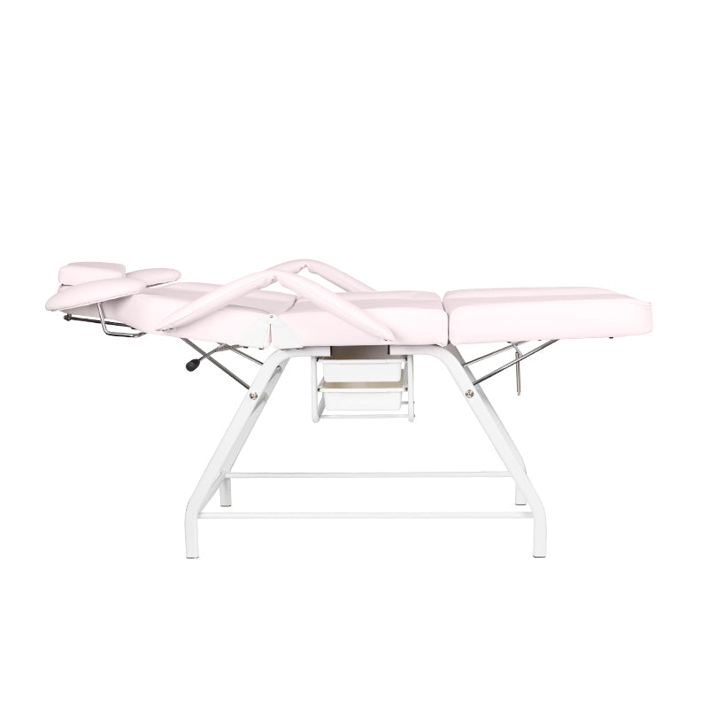ActiveShop Ivette Eyelash Treatment Chair Pink - full product view on a white background