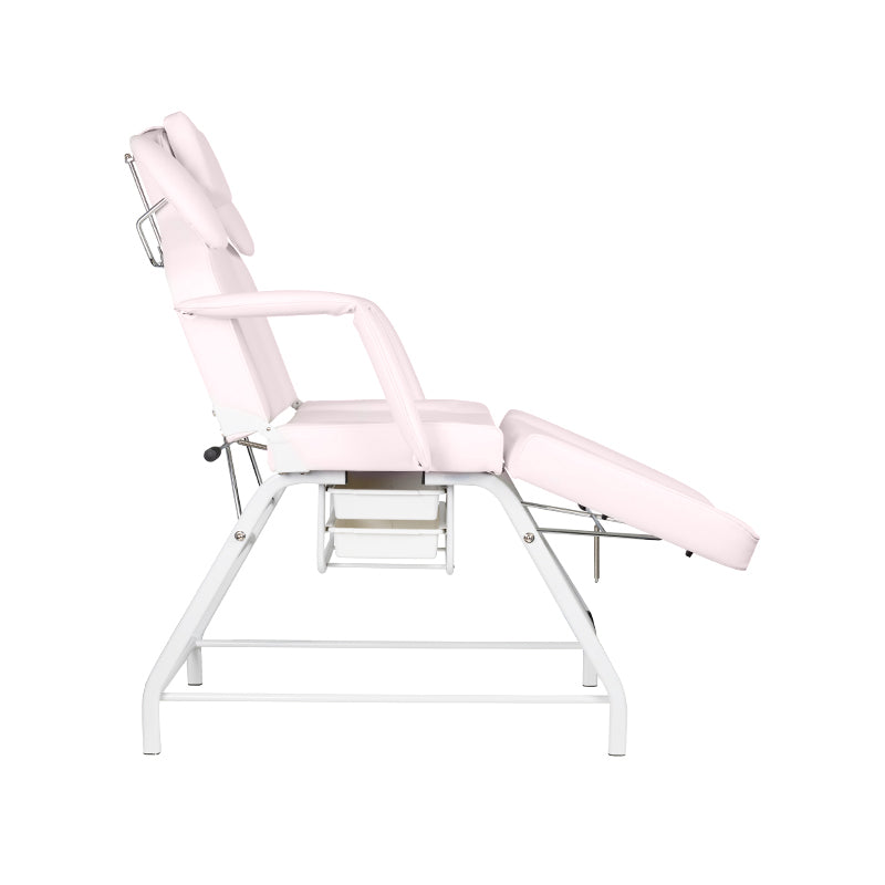ActiveShop Ivette Eyelash Treatment Chair Pink - full product view on a white background