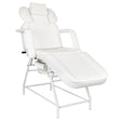ActiveShop Ivette Eyelash Treatment Chair White - full product view at an angle on a white background