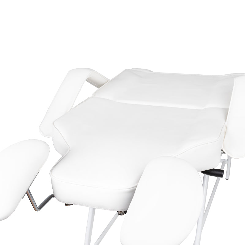 ActiveShop Ivette Eyelash Treatment Chair White - full product view on a white background