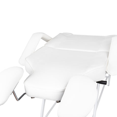 ActiveShop Ivette Eyelash Treatment Chair White - full product view on a white background