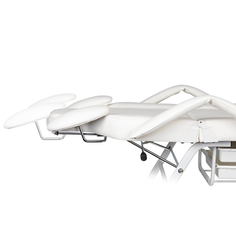 ActiveShop Ivette Eyelash Treatment Chair White - full product view on a white background