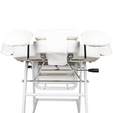 ActiveShop Ivette Eyelash Treatment Chair White - full product view on a white background