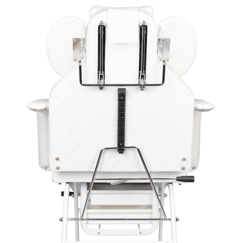 ActiveShop Ivette Eyelash Treatment Chair White - full product view on a white background
