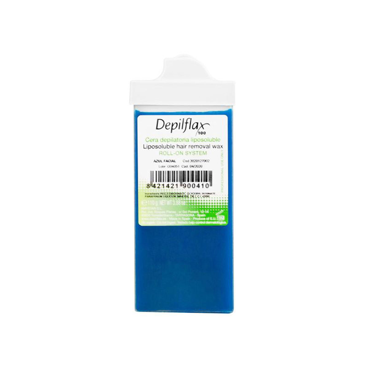 ActiveShop iWax F-0 Single-Roll Waxing Kit With Wax Roll And Strips - isolated on a white background