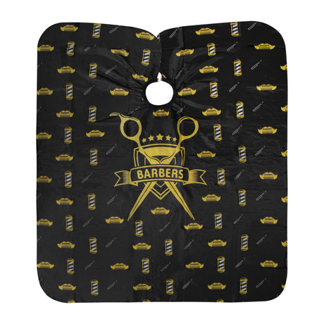 ActiveShop J-81 Hairdressing Cape - product displayed with its packaging on a dark background
