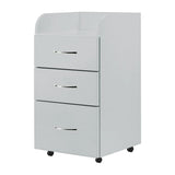 ActiveShop Kombi grey salon cabinet with three closed drawers