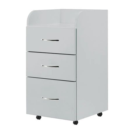 ActiveShop Kombi grey salon cabinet with three closed drawers