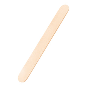 ActiveShop Large Wooden Spatula 150 × 18 × 1.8mm - 150 pcs - isolated on a white background