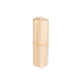 ActiveShop Large Wooden Spatula 150 × 18 × 1.8mm - 150 pcs - isolated on a white background