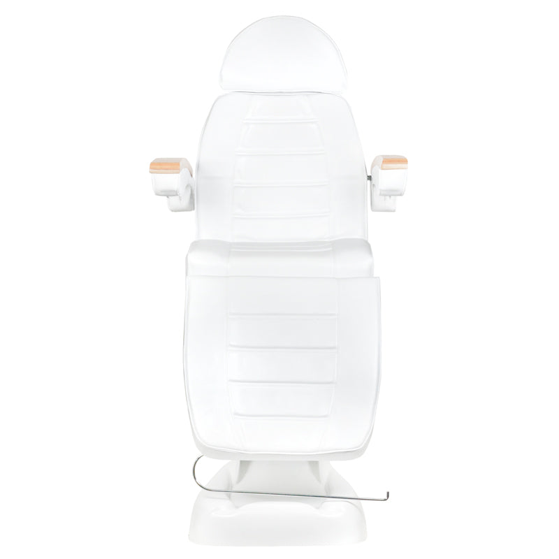 ActiveShop Lux Heated Electric Beauty Bed White - full product view on a white background