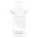 ActiveShop Lux Heated Electric Beauty Bed White - full product view on a white background