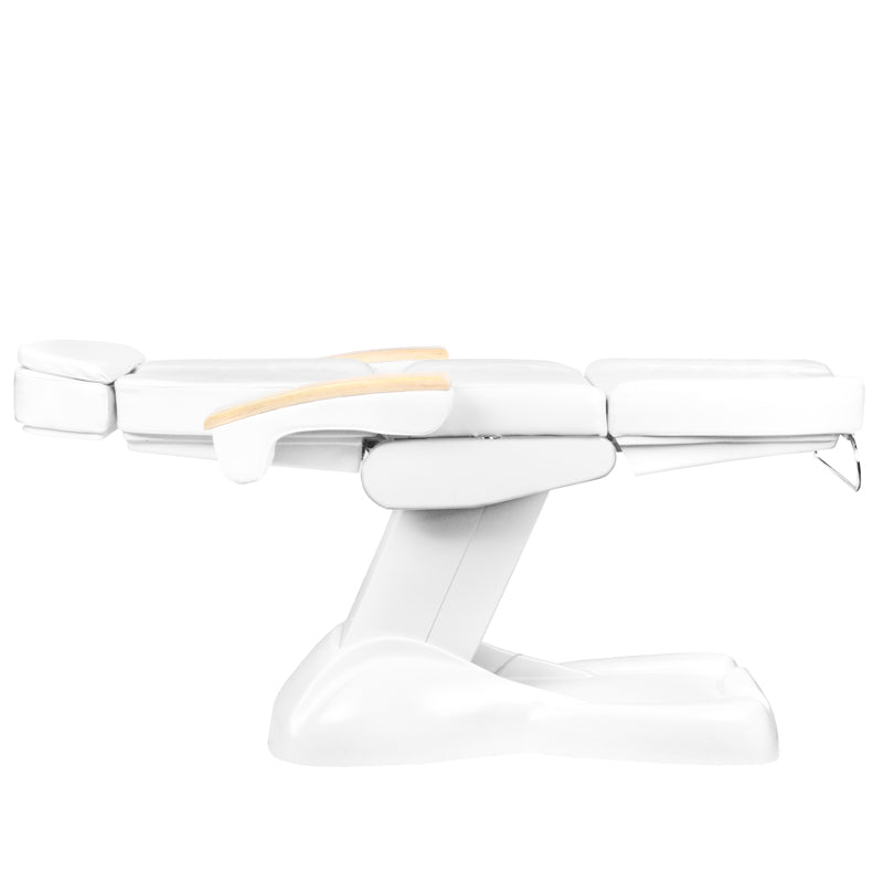 ActiveShop Lux Heated Electric Beauty Bed White - full product view on a white background