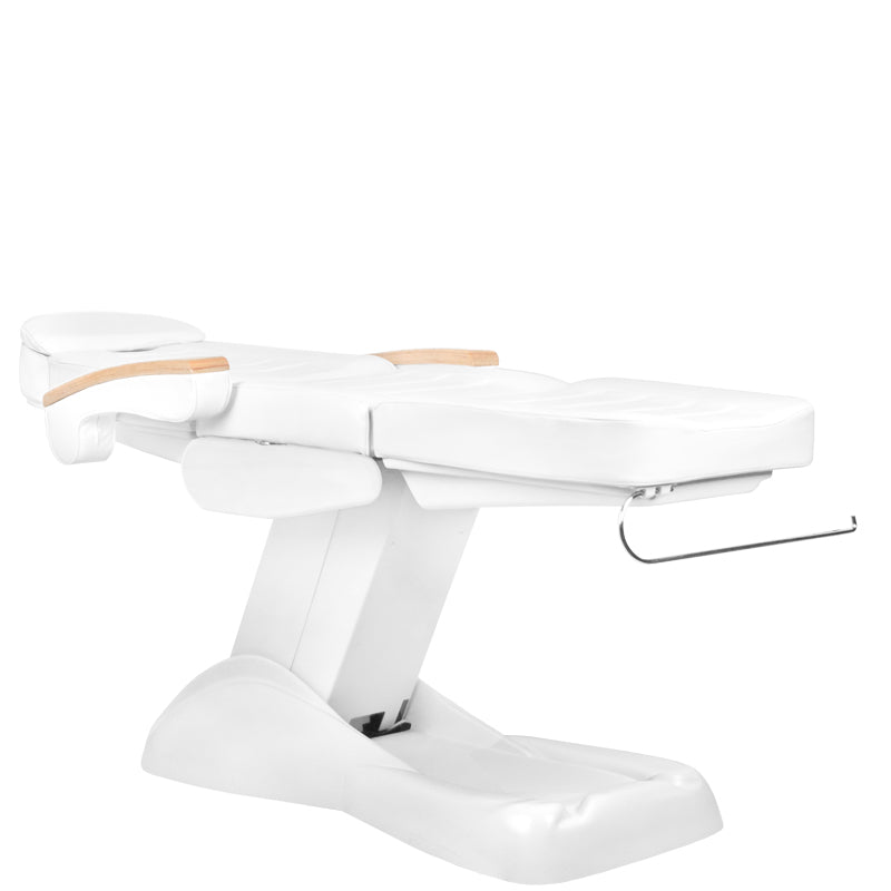 ActiveShop Lux Heated Electric Beauty Bed White - full product view on a white background