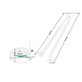 ActiveShop S4 LED Magnifier Lamp With Tripod - device housing and functional components shown on a white background