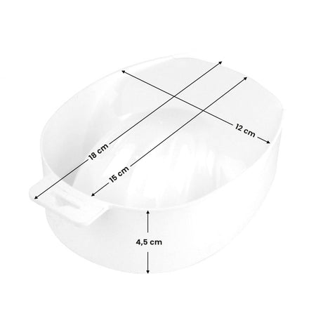 ActiveShop Manicure Bowl White - isolated on a white background