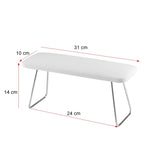 ActiveShop Manicure Hand Rest 4m White - isolated on a white background