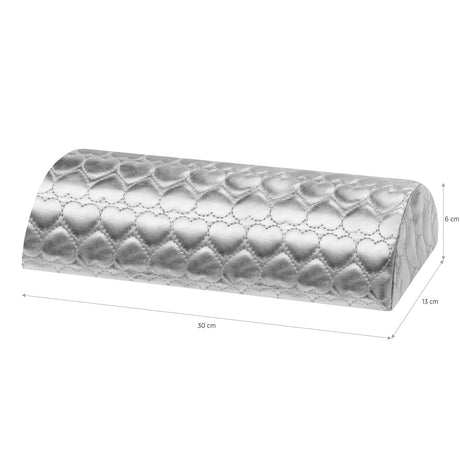 ActiveShop Manicure Hand Rest Silver - isolated on a white background