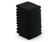 ActiveShop Microfiber Towel 73 × 40cm 10 pcs Black - isolated on a white background