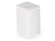 ActiveShop Microfiber Towel 73 × 40cm 10 pcs White - isolated on a white background