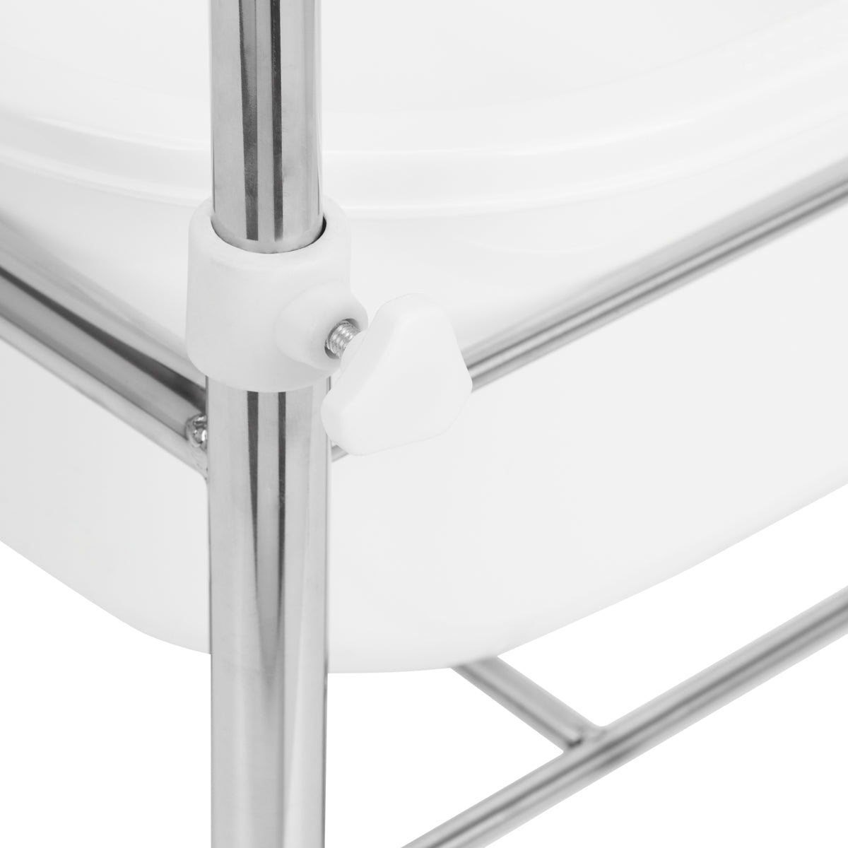 ActiveShop Mobile Pedicure Bowl Stand Chrome - displayed in a professional treatment-room setting