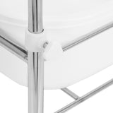 ActiveShop Mobile Pedicure Bowl Stand Chrome - displayed in a professional treatment-room setting