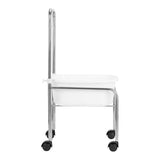 ActiveShop Mobile Pedicure Bowl Stand Chrome - full product view on a white background