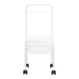 ActiveShop Mobile Pedicure Bowl Stand White - full product view on a white background