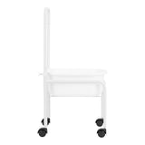 ActiveShop Mobile Pedicure Bowl Stand White - full product view on a white background