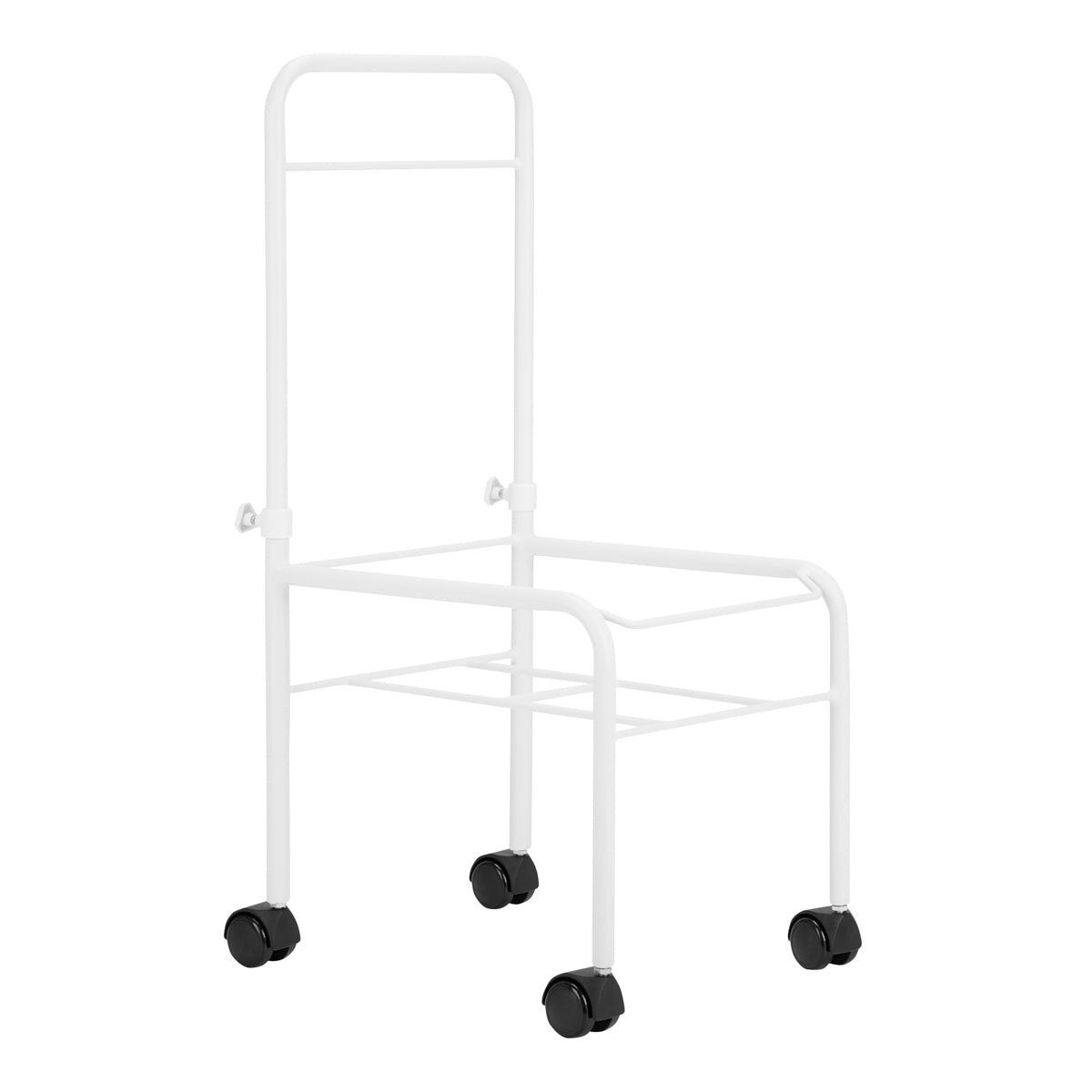 ActiveShop Mobile Pedicure Bowl Stand White - full product view on a white background