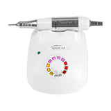 ActiveShop Nail Drill Machine Sprint 48 Basic White - nail drill with handpiece and accessories on a white background