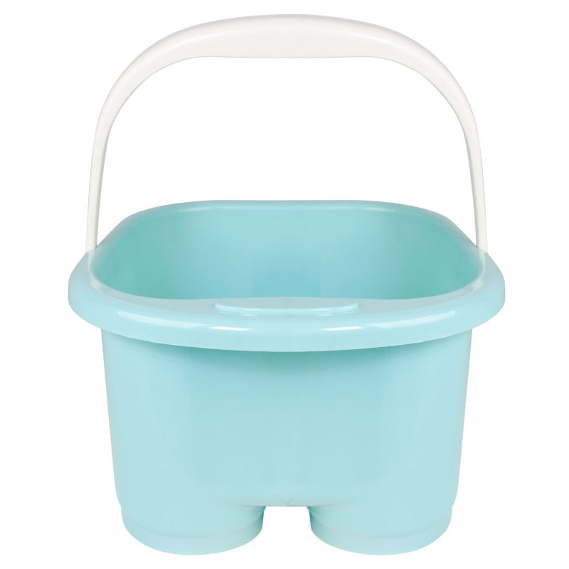 ActiveShop Pedicure Bowl With Massage Rollers Blue - pedicure bowl shown from above on a white background